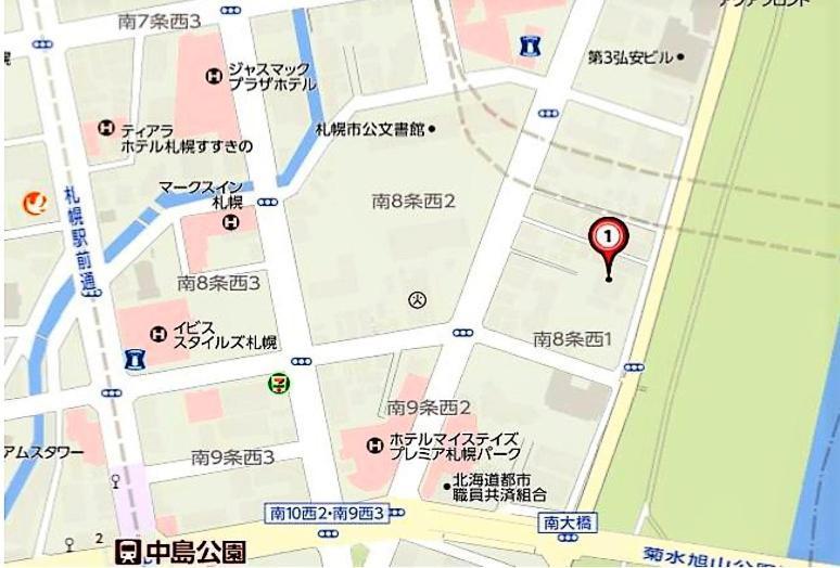 サービスアパ―トメントsapporo中島公園1Ldk802 Apartment Luaran gambar
